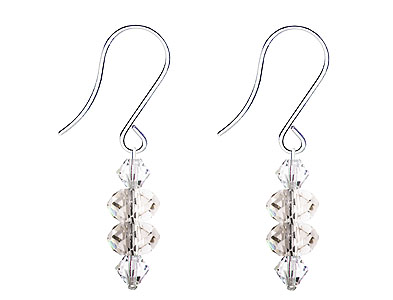 SWAROVSKI (R) crystals in combination with: BELLASIX (R) 4518-SSO earrings stainless steel (316L) earring wire
