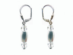 SWAROVSKI (R) crystals in combination with: BELLASIX (R) 1724-O1 earrings 925 silver clasp