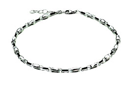 SWAROVSKI (R) crystals in combination with: BELLASIX (R) 1725-K necklace 925 silver clasp