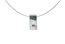 SWAROVSKI (R) crystals in combination with: BELLASIX (R) 1794-K necklace rose 925 silver clasp manufactured handwork
